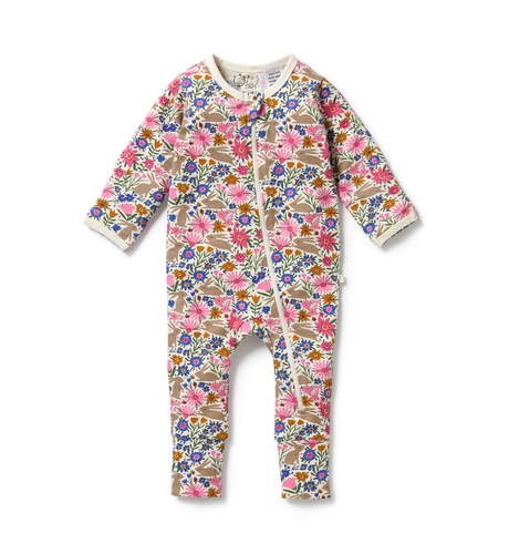 Wilson & Frenchy Bunny Hop Footed Zipsuit
