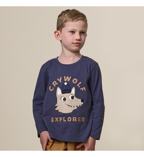 Crywolf L/S T-Shirt - Indigo Explorer