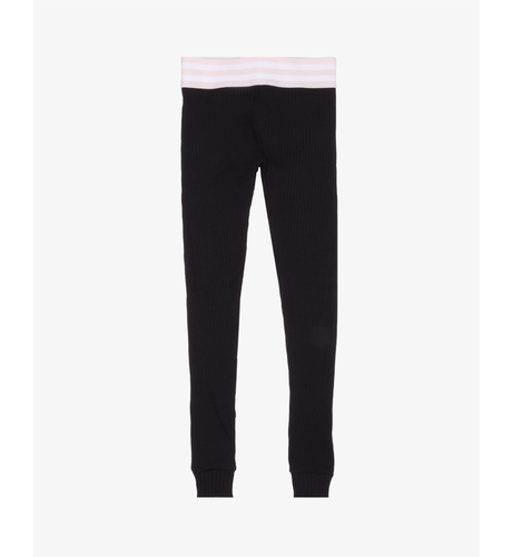 The Girl Club Black Skinny Rib Leggings