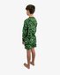 Band of Boys Green Squiggle Smile Winter Pjs
