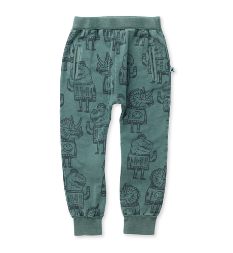 Minti Dino Buddies Trackies - Forest Wash