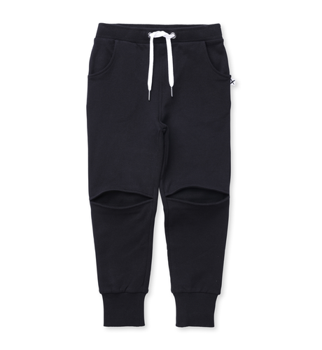 Minti Hidden Knee Trackies - Black