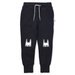 Minti Mask Furry Trackies - Black