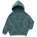 Minti Dino Buddies Hood - Forest Wash