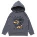 Minti Born To Be Wild Furry Hood - Dark Grey