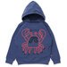 Minti Le Crab Furry Hood - Navy