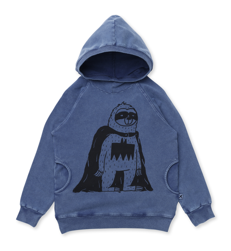 Minti Super Sloth Hood - Midnight Wash