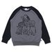 Minti Animal Pile Up Furry Crew - Dark Grey/Black