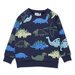 Minti Dino Rollers Furry Crew - Dark Blue