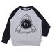 Minti Hi Shark Furry Crew - Grey Marle/Black