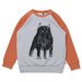 Minti Roller Monster Furry Crew - Grey Marle/Orange