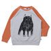 Minti Roller Monster Furry Crew - Grey Marle/Orange