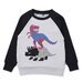 Minti Super Dinos Furry Crew - Grey Marle/Black