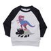 Minti Super Dinos Furry Crew - Grey Marle/Black