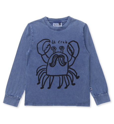 Minti Le Crab Tee - Midnight Wash