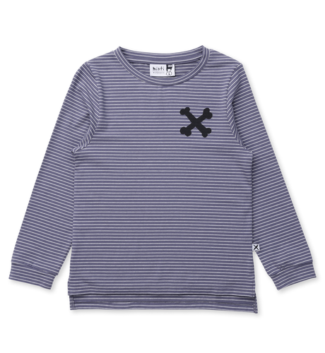 Minti Seaweed Monster Tee - Storm Stripe