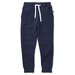 Minti Furry Gathered Cuff Trackies - Dark Blue