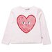 Minti Painted Heart Tee - Oatmeal Marle