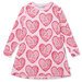 Minti Painted Hearts Dress - Light Pink