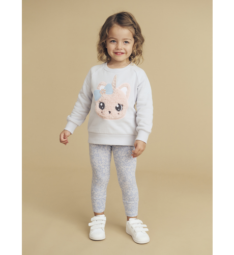 Huxbaby Furry Caticorn Sweatshirt