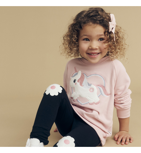 Huxbaby Unicorn Heart Sweatshirt