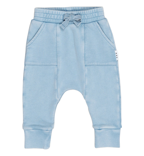 Huxbaby Vintage Blue Drop Crotch Pant