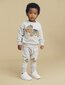 Huxbaby Furry Dino Dog Drop Crotch Pant