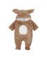 Fox & Finch Latte Faux Fur Bunny Onesie