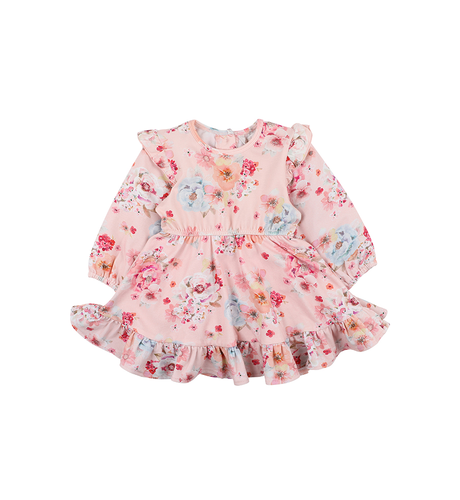 Fox & Finch Pink Bloom Baby Dress