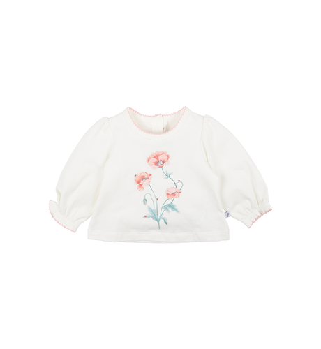 Fox & Finch Poppy L/S Baby Tee - Cream