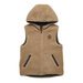Crywolf Reversible Yeti Vest - Black/Camel
