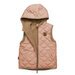 Crywolf Reversible Yeti Vest - Terracotta/Camel