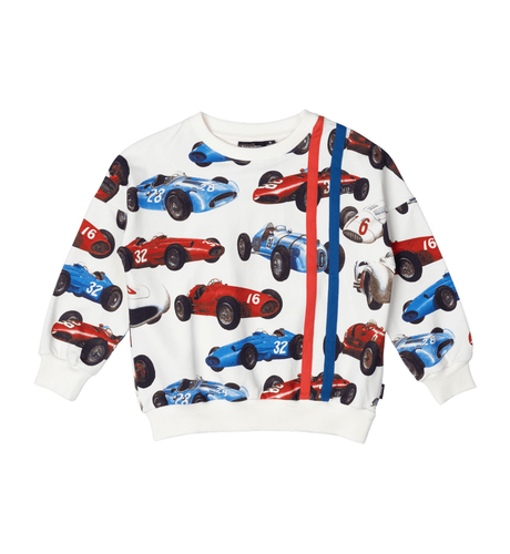 Rock Your Kid Vintage Racing Cars Sweatshirt