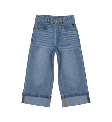 Rock Your Kid Flared Loose Fit Denim Jeans