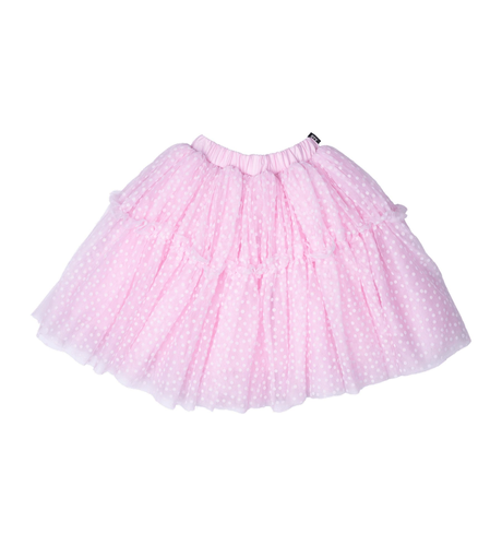 Rock Your Kid Pink Polka Dot Tulle Skirt