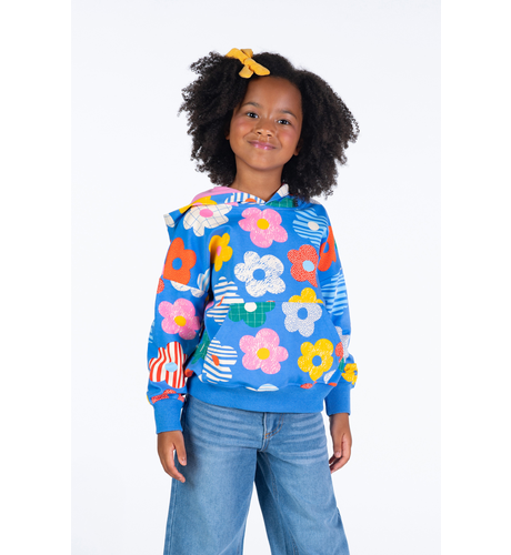 Rock Your Kid Happy Flowers Hooded Sweatshirt