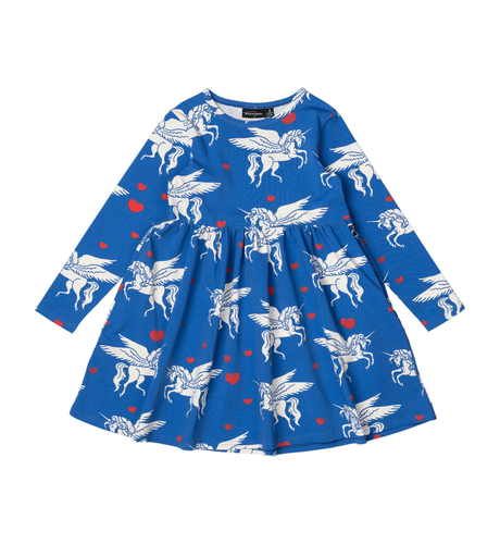 Rock Your Kid Les Licornes L/S High Waisted Dress