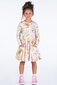 Rock Your Kid Bunny Bouquet L/S Waisted Dress