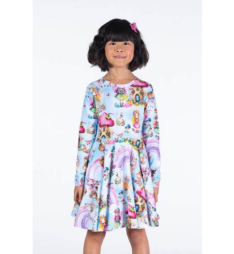 Rock Your Kid Fairy Time L/S Waisted Dress