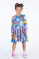 Rock Your Kid Happy Flowers L/S Waisted Dress