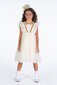 Rock Your Kid Cream Butterfly S/S Tulle Dress