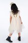 Rock Your Kid Cream Butterfly S/S Tulle Dress