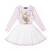 Rock Your Kid Bunny Bouquet L/S Circus Dress