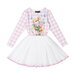 Rock Your Kid Bunny Bouquet L/S Circus Dress