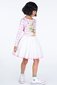 Rock Your Kid Bunny Bouquet L/S Circus Dress