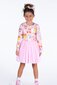 Rock Your Kid Party Time Pink L/S Circus Dress