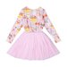 Rock Your Kid Party Time Pink L/S Circus Dress