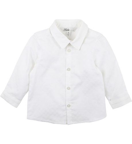 Bebe Albert L/S Baby Shirt - Cloud