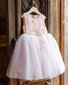 Bebe Embroidered Tutu Dress - Peach