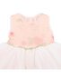 Bebe Embroidered Tutu Baby Dress - Peach